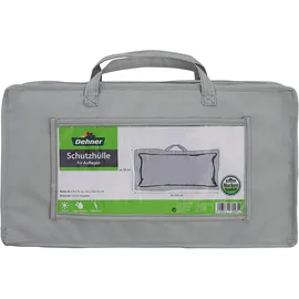 Dehner Abdeckung für Auflagen oder Kissen 125 x 50 x 32 cm Grau