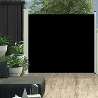 VidaXL Ausziehbare Seitenmarkise 100 x 300 cm schwarz 48370
