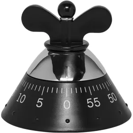 Alessi Kitchen Timer Ø 10,5 cm Kunststoff Schwarz