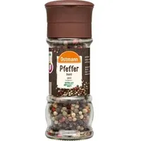 Ostmann Pfeffer Pfeffer Mix, ganze Pfefferkörner in der Mühle, 60g