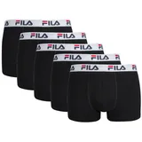 Fila Boxershort 5er Pack Stretch, Schwarz XL
