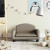 vidaXL Kindersofa Cappuccino-Braun 50 x 40 x 30 cm Kiefer