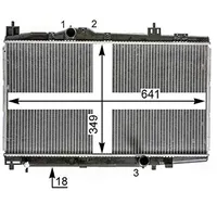 Mahle CR 2017 000P Kühlmittelkühler PREMIUM LINE