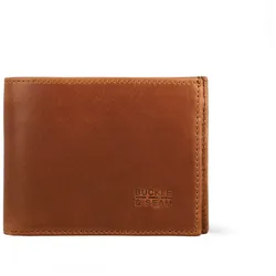 Buckle & Seam Leder Portemonnaie Bill - Cognac Koffer24