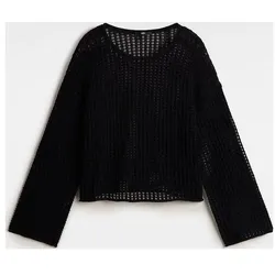 Vans Mila Open Knit Crop Crew black (001) M