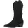 Elara Damen Cowboy Stiefel Biker Boots Chunkyrayan 301-A32S Black-38 - 38 EU