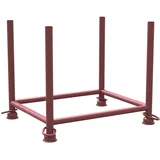 Schake Stapelpalette 0,90 m x 0,70 m x 0,70 m Lackiert Braun