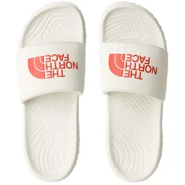 The North Face Never Stop Cush Slide White Dune/Lava Red 42