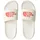 The North Face Never Stop Cush Slide White Dune/Lava Red 42