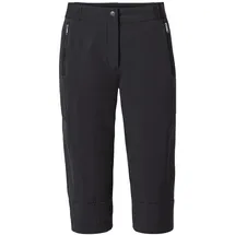 Vaude Farley Stretch Capri Hose III Damen Schwarz 38