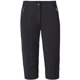 Vaude Farley Stretch Capri Hose III Damen Schwarz 38