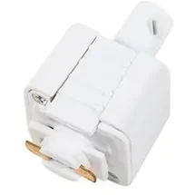QAZQA Pendelleuchtenadapter für 1-phasiges Schienensystem Weiß