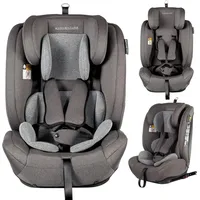 X ADVENTURE Kindersitz Gruppe 1/2/3 i-Size – ISOFIX Autokindersitz Grow Fix mitwachsend Grau, ab 9 kg bis 36 kg, ECE R129, seitlicher Aufprallschutz, 9 Monate bis 12 Jahre