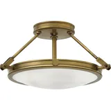 Elstead Lighting Elstead Collier Deckenleuchte E14 3-fach Heritage Messing