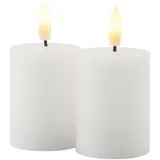 Sirius Home Sille Mini LED-Kerze 6,5 cm weiß 2 St.
