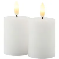 Sirius Home Sille Mini LED-Kerze 6,5 cm weiß 2 St.