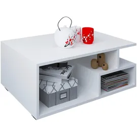 VCM Couchtisch Sulas Weiß , Maße ca. H. 40 x 50 cm -