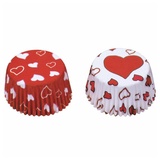 Städter Muffinform Papier Herz mini