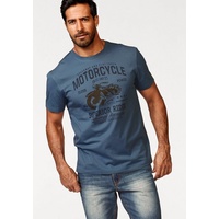 Arizona T-Shirt, mit modischem Print, blau