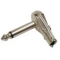VELLEMAN 10x Velleman Mono-Winkelklinkenstecker, Audio Stecker, Silber