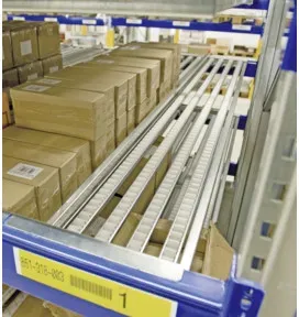 Bito Komplette Fachebenen mit Rollenleisten B2700xT2450 mm, 8 Segmente verzinkt