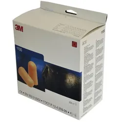 3M 1100 Gehörschutzstöpsel (Ohrstöpsel) Ohrschutz Schaldämmung SNR = 37dB
