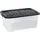CEP Aufbewahrungsbox 60 x 40 x 25 cm 1-tlg. schwarz, transparent
