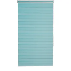 K-HOME Doppelrollo Ancona 60 x 150 cm blau/türkis