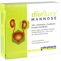 Diufluxx Mannose Brausetabletten 36 St Brausetabletten