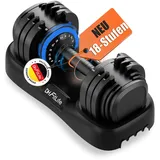 DH FitLife 2026 Neu Hantel Set – Verstellbare Kurzhanteln 2,5 bis 25 KG mit 18 Gewichtsstufen | Hantelset Kurzhantel mit Gewichten | Dumbbell Set für Männer & Frauen (NEU! 25kg X 1)