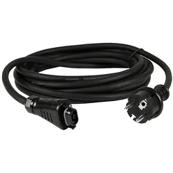 Schuko Stecker HMS-Anschlusskabel mit HMS Steckverbinder BC05 für Hoymiles HMS Mikrowechselrichter, 15m Länge, 3x1.5 mm2