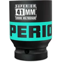 KIRXST Schlagschrauber Nüsse 1" Zoll, 41mm Tief Kraft Stecknüsse, Metrischer Langnüsse, Schlagnüsse für Reifenwechsel, Motorreparaturen und Allgemeine Wartung
