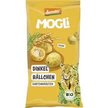 Mogli Bio Knabber Gebäck Dinkel Bällchen Gartenkräuter