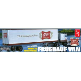 Round2 AMT - 1/25 Fruehauf 40' Semi Trailer (Miller Beer) - Plastikmodellbausatz
