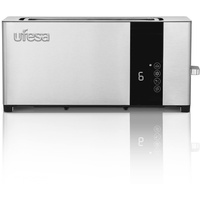 Ufesa Plus Delux Toaster 1 Extra Lange Scheibe, LCD-Digitalbildschirm, 1050 W, 1 breiter Schlitz, 7 Bräunungstufen