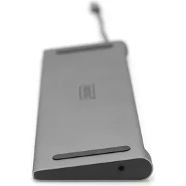 Digitus 11-Port USB-C Dock grey, 2x HDMI, VGA, Grau