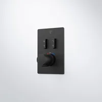 Steinberg Serie 390 Fertigmontageset, für Unterputzthermostat 1/2, slidetronic, für