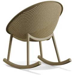 BEST  Qosy – Outdoor-Schaukelstuhl   Gelb