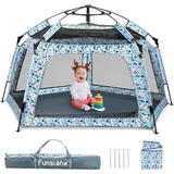 Funsland Pop Up Spielzelt Kinder Strandmuschel 2-3 Personen