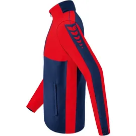 Erima Six Wings Funktionsjacke mit abnehmbaren Ärmeln new navy/rot 3XL