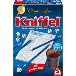 Schmidt Spiele Classic Line Classic Line, Kniffel®, mit großem Spielblock 49203