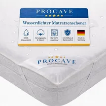 procave Matratzenschoner wasserdicht 90 x 200 cm weiß