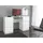 Akord Schreibtisch, Weiß, Holzwerkstoff, 6 Schubladen Rechteckig,Rechteckig, 135x77x50 cm, Arbeitszimmer, Schreibtische, Computertische