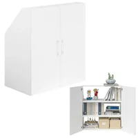 Bellamio Aland Dachschräge Regal in weiß – Dachschrägenschrank mit