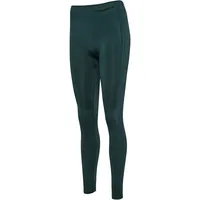 Hummel hmlSHAPING Seamless Mid Waist Tights Damen 6236 green