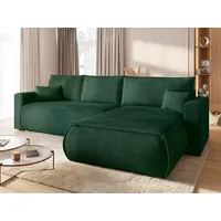 BROMARKT Sofa mit Schlaffunktion Couch L polsterreiniger Sofa Bettkasten Schlafsofa für Wohnzimmer Couch freistehend Havana Relaxsofa 3 sitzer 270x173x80 cm Grün