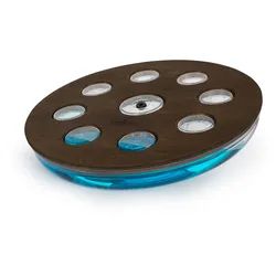 NOHrD Eau-Me Board Nussbaum - Balanceboard mit Wasserwiderstand