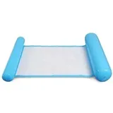 Blaue Mehrzweck-schwimmhängematte, 4-in-1 Aufblasbare Pool-schwimmhilfe, Neigbare Schwimmhängematte, Faltbare Mehrzweck-wasserhängematte, Tragbare Schwimmhängematte, Ultraleichte Schwimmhilfe