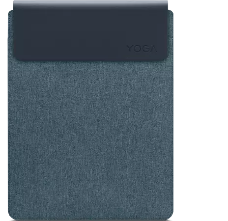 Lenovo Yoga Laptophülle|14,5 Zoll|Magnetverschluss|schlank & leicht, aus recycelten Materialien|Separates Zubehörfach|Tidal Teal