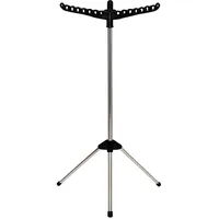 Relaxdays Bügelwäscheständer, für 27 Kleiderbügel - Silber